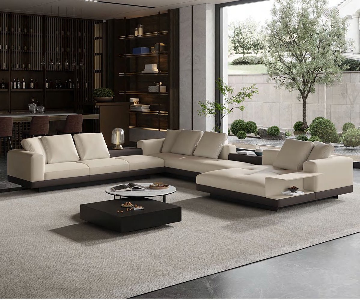 Connery Sofa replica in modular fabric design