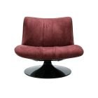 DE5-050 Rotary Lounge Chair in Burgundy Velvet