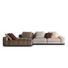 Lawrence Sofa in modular design with wide seating and soft cushions. Image Title: Lawrence Sofa – Contemporary Modular Sofa