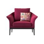 Stiletto Armchair – Modern Luxury Designer Chair in Black Metal and Velvet