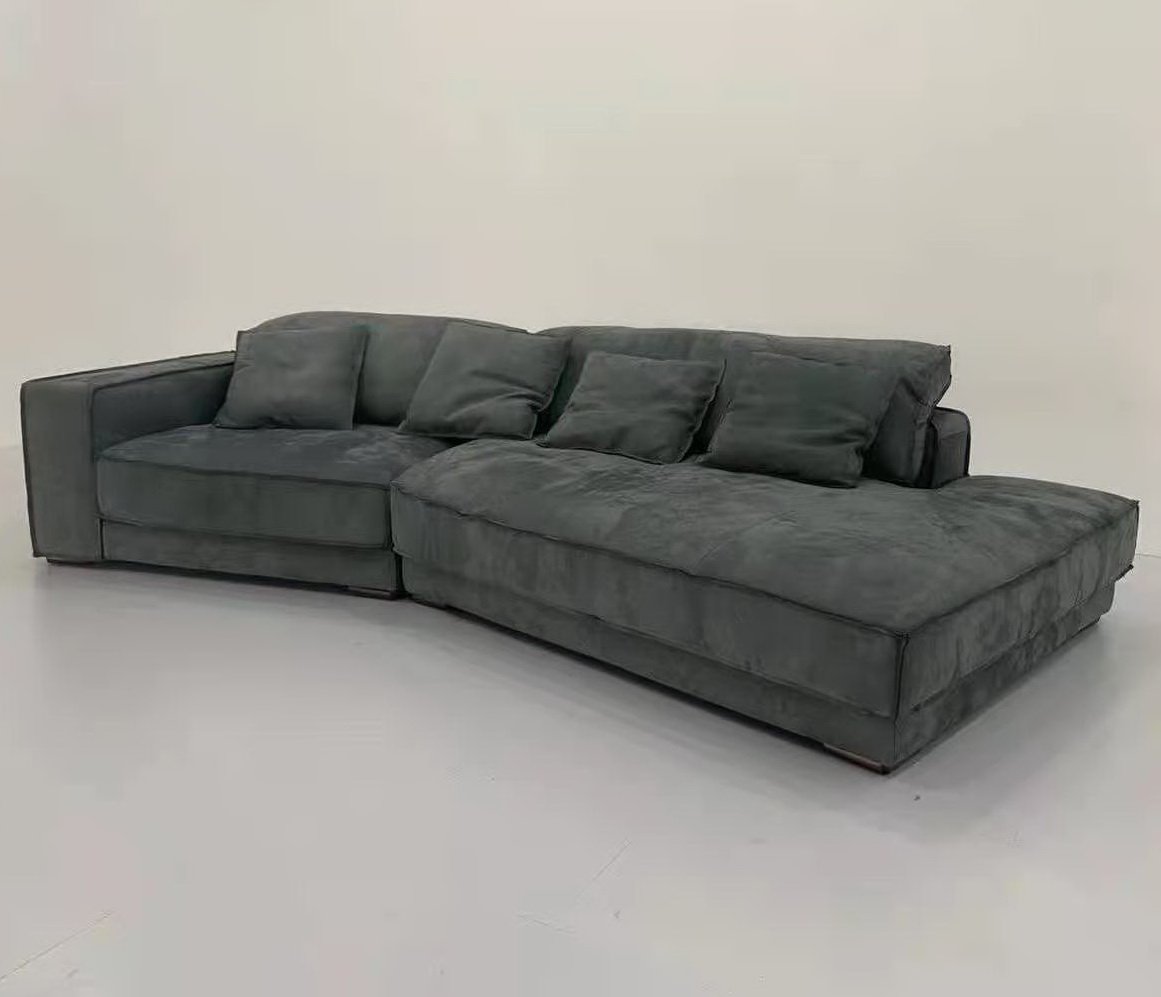 Budapest Sofa by Baxter in premium leather with modular sectional design.